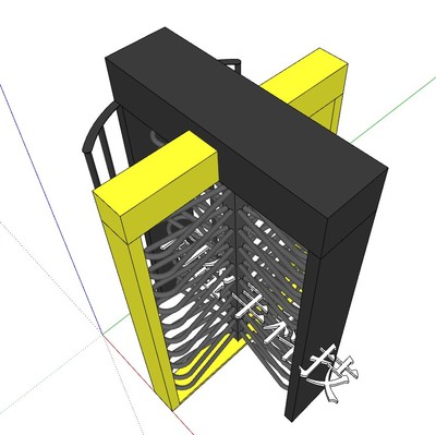 篮球场等收费全高旋转门